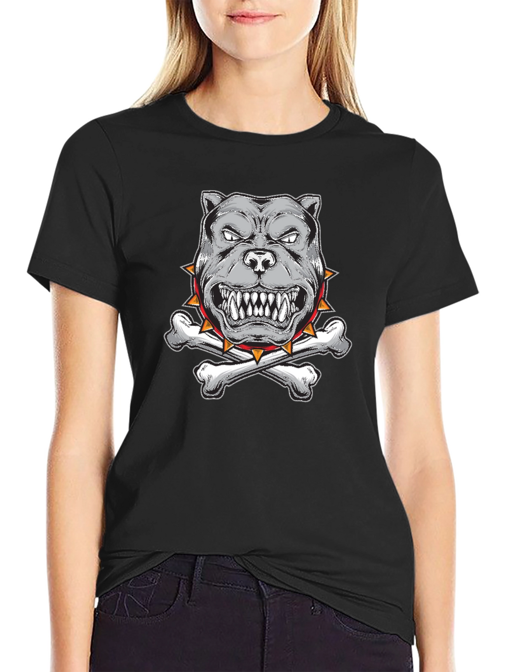 Mens Graphic Tee - Angry Dog Design