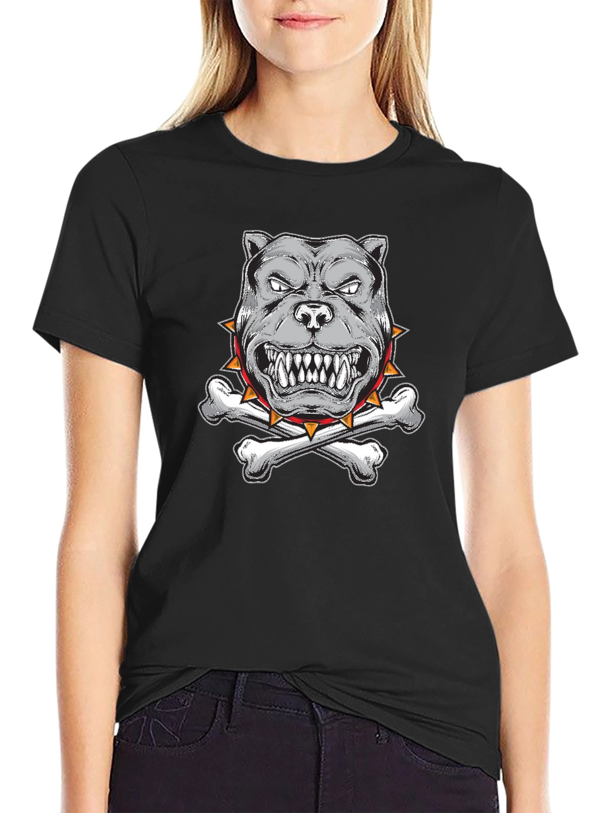 Mens Graphic Tee - Angry Dog Design