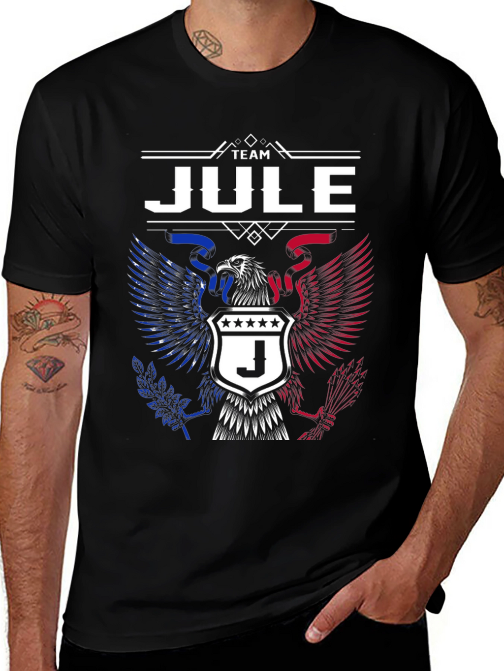 Team Jule Patriotic Eagle Graphic Tee