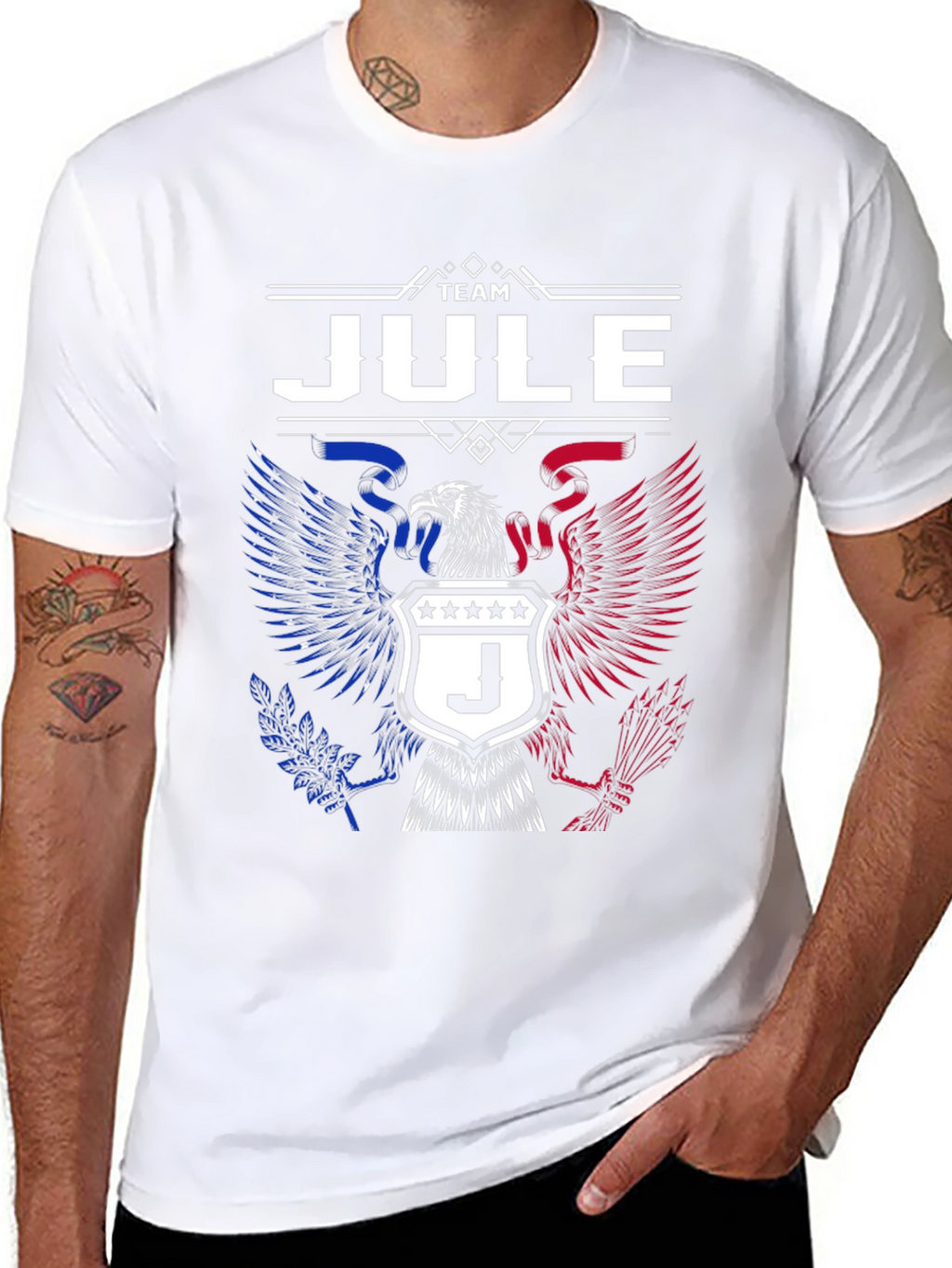 Team Jule Patriotic Eagle Graphic Tee