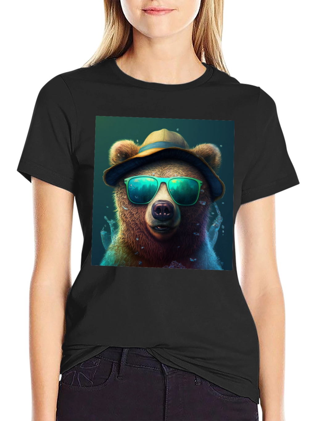 Cool Bear Tee: Shades & Hat