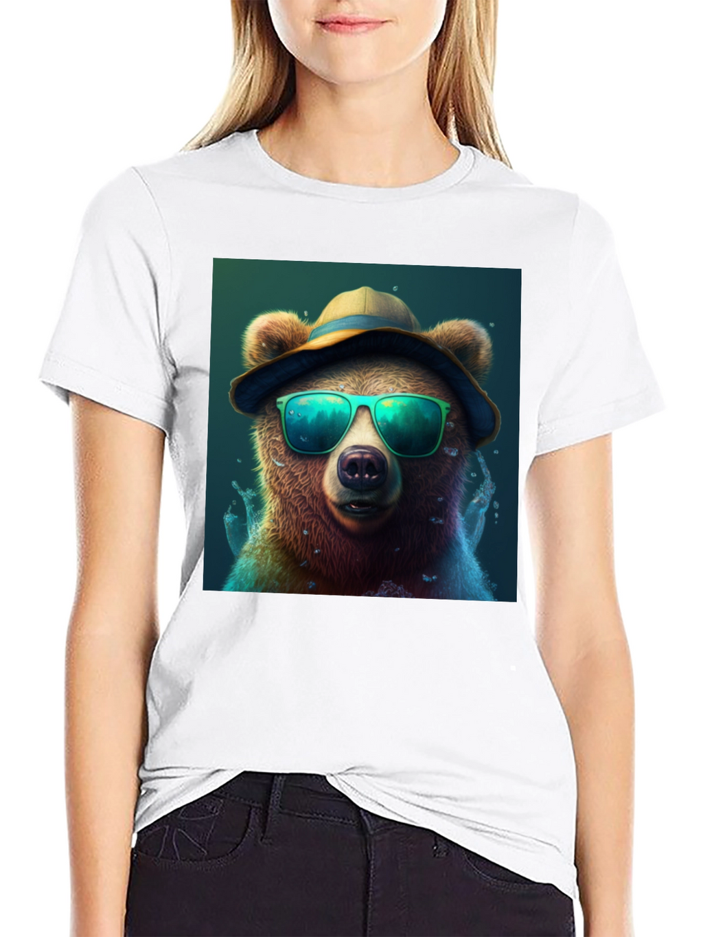 Cool Bear Tee: Shades & Hat
