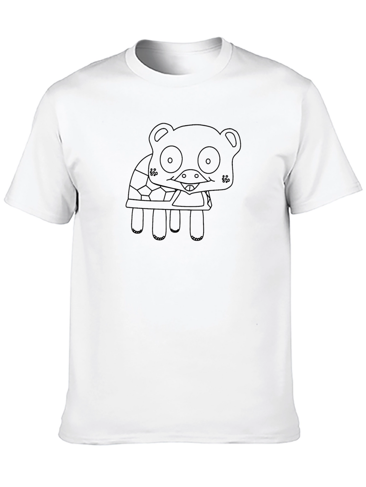 Turtle Bear Black Tee