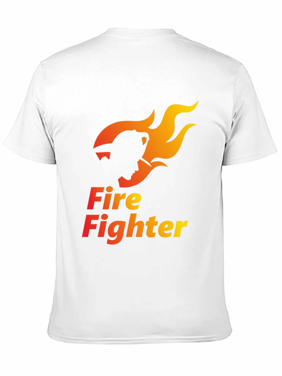 Firefighter Graphic Tee - Black Cotton Comfort