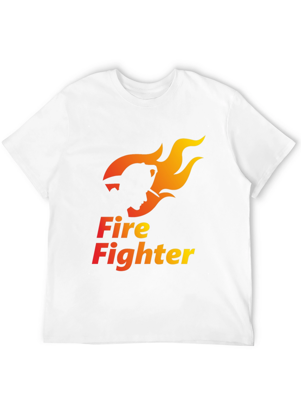 Firefighter Graphic Tee - Black Cotton Comfort