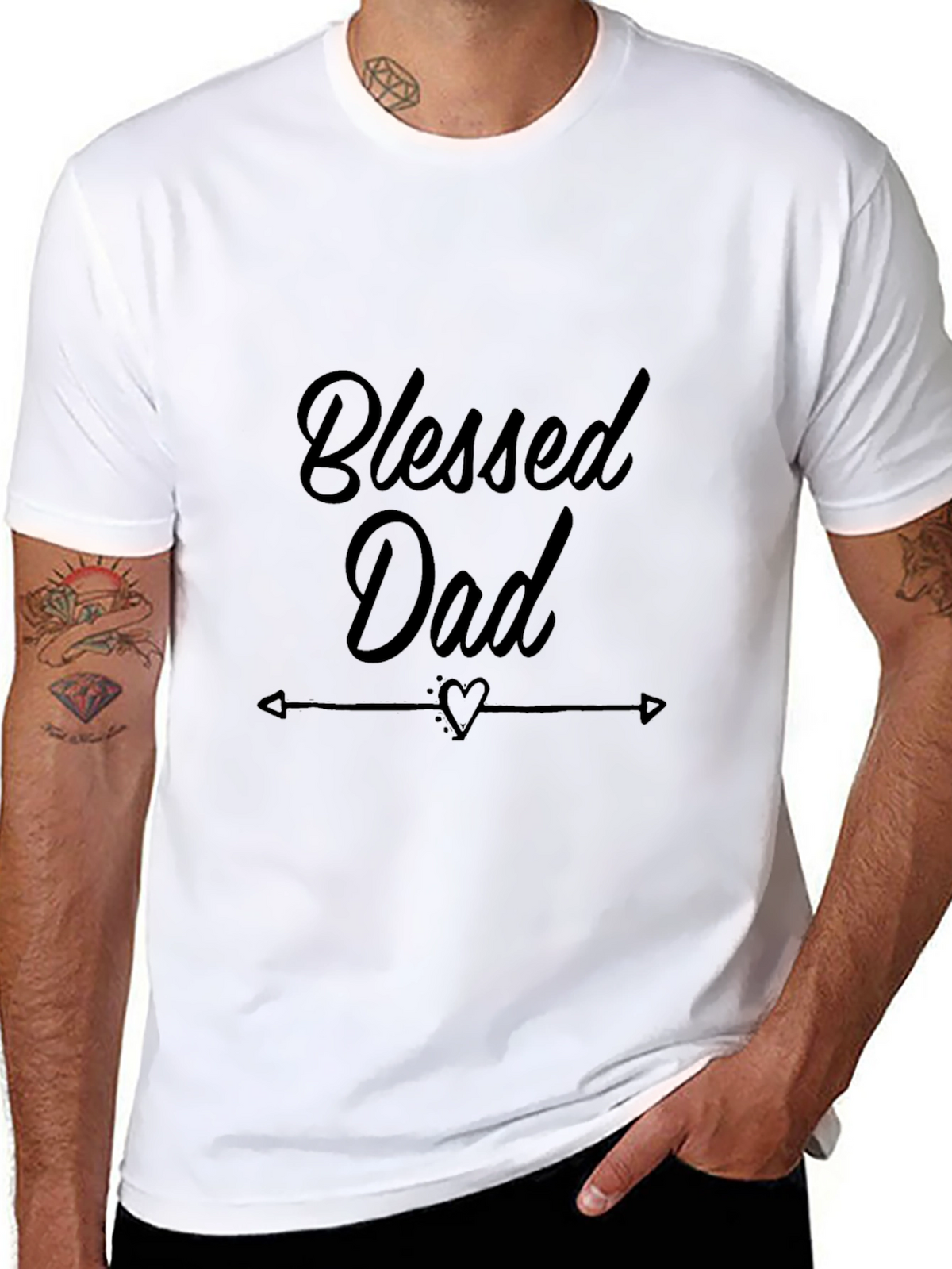 Blessed Dad T-Shirt - Fathers Day Gift