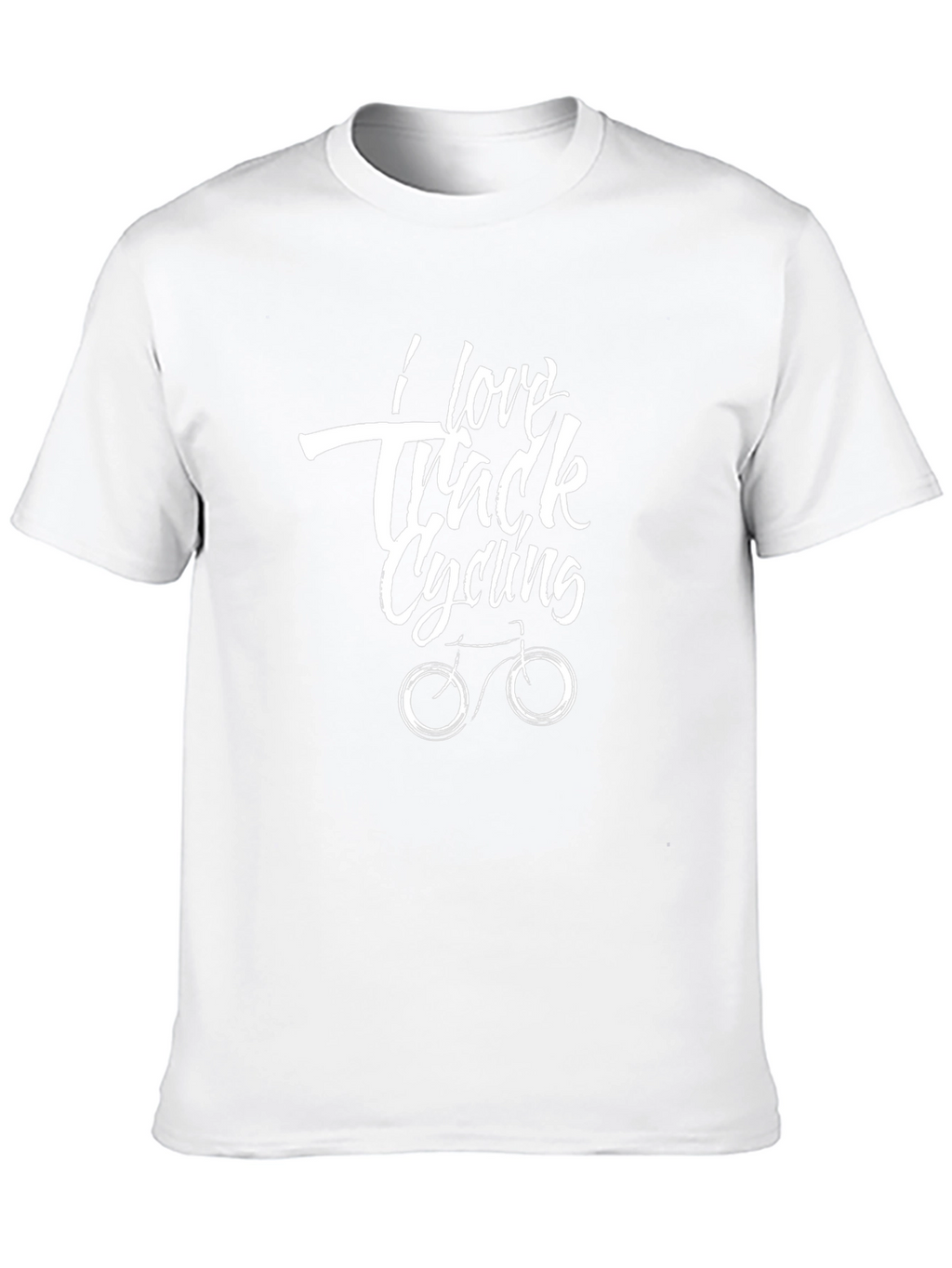 I Love Track Cycling Black T-Shirt