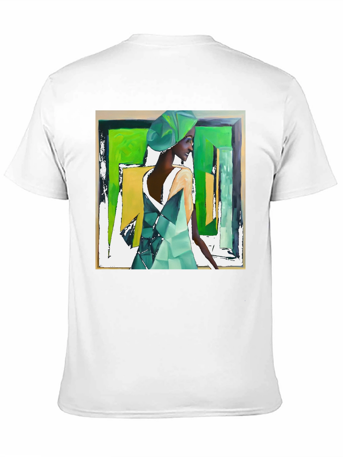 Abstract Womans Art Tee - Stylish Graphic T-Shirt
