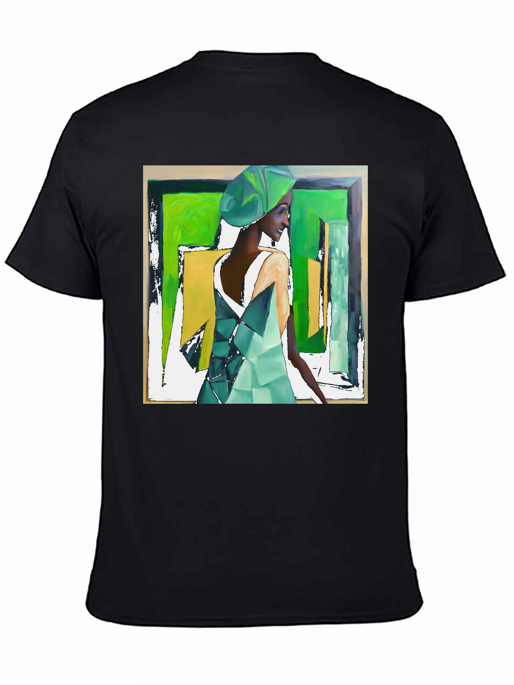 Abstract Womans Art Tee - Stylish Graphic T-Shirt