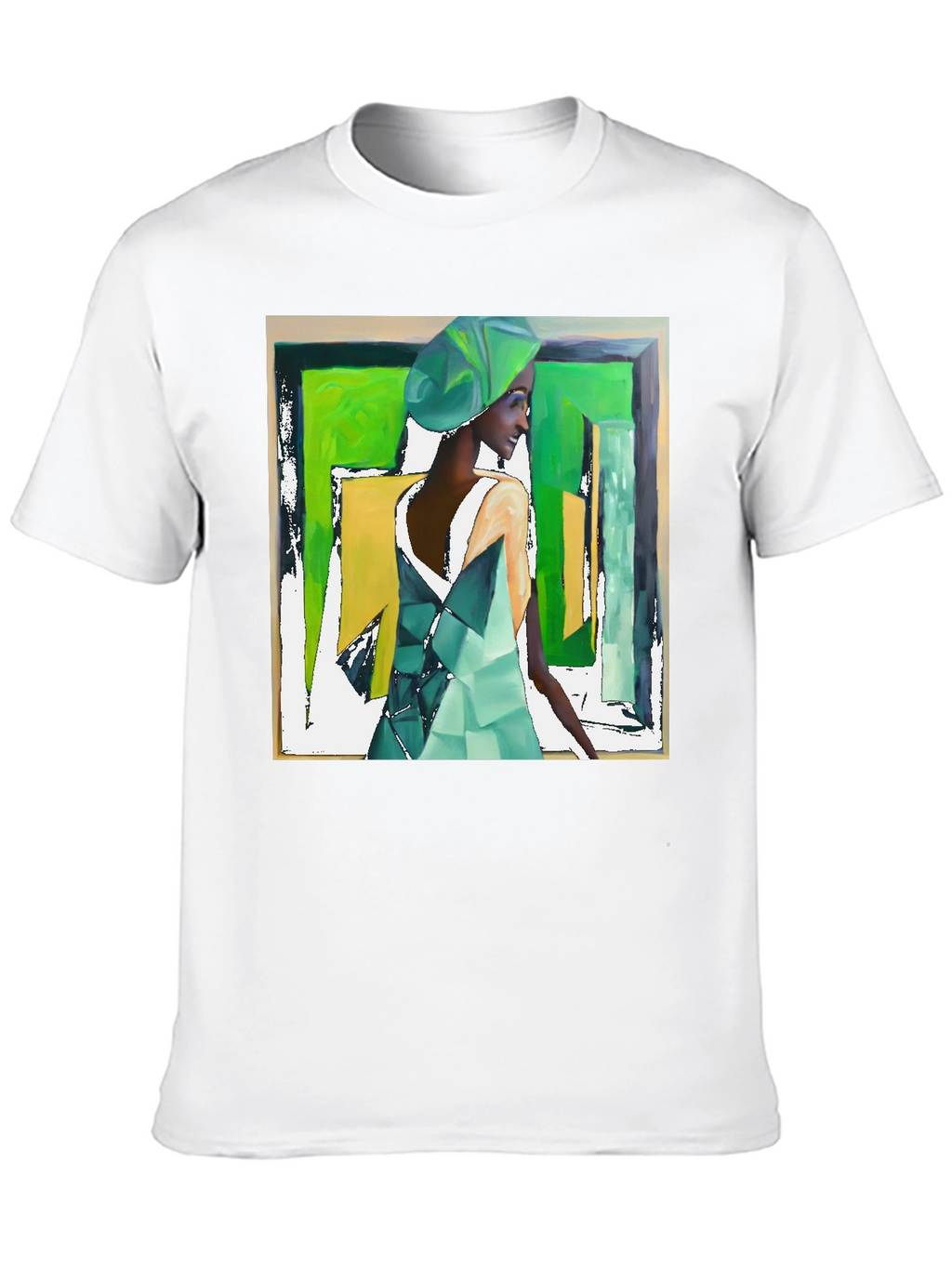 Abstract Womans Art Tee - Stylish Graphic T-Shirt