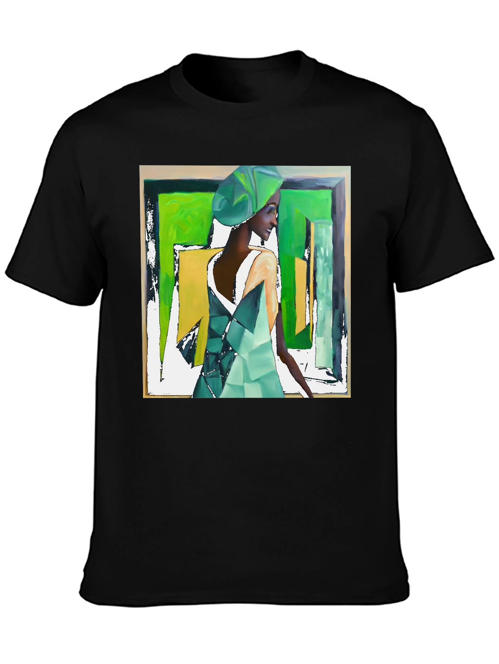 Abstract Womans Art Tee - Stylish Graphic T-Shirt