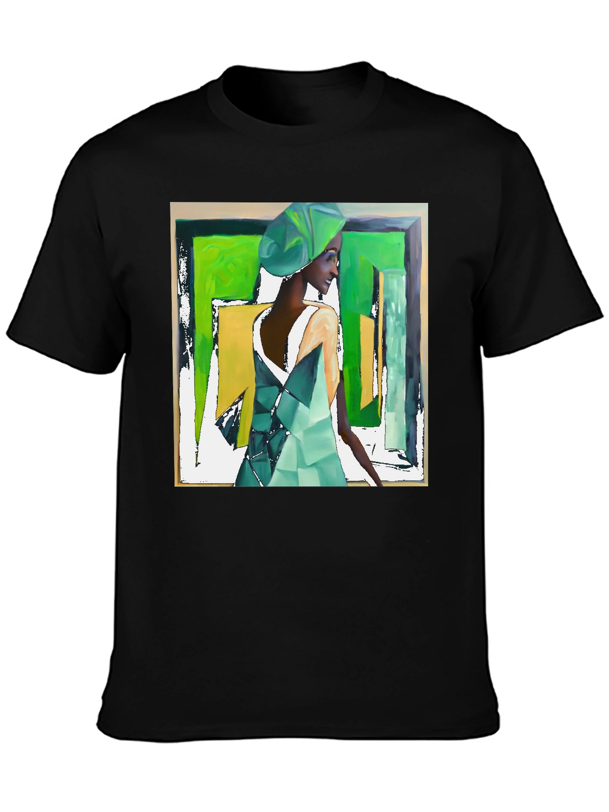 Abstract Womans Art Tee - Stylish Graphic T-Shirt