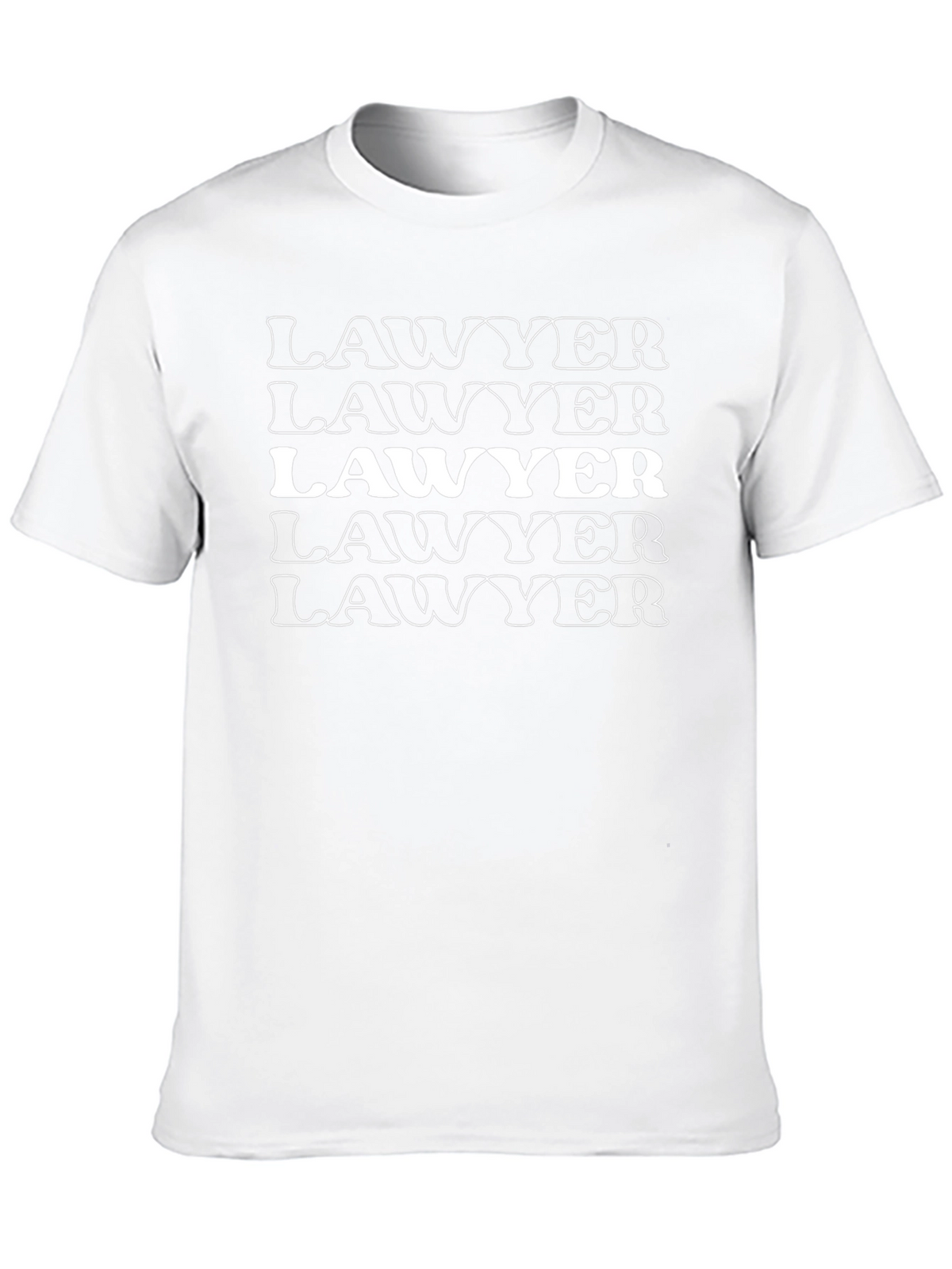 Lawyer Graphic Tee - Retro Style Attorney T-Shirt