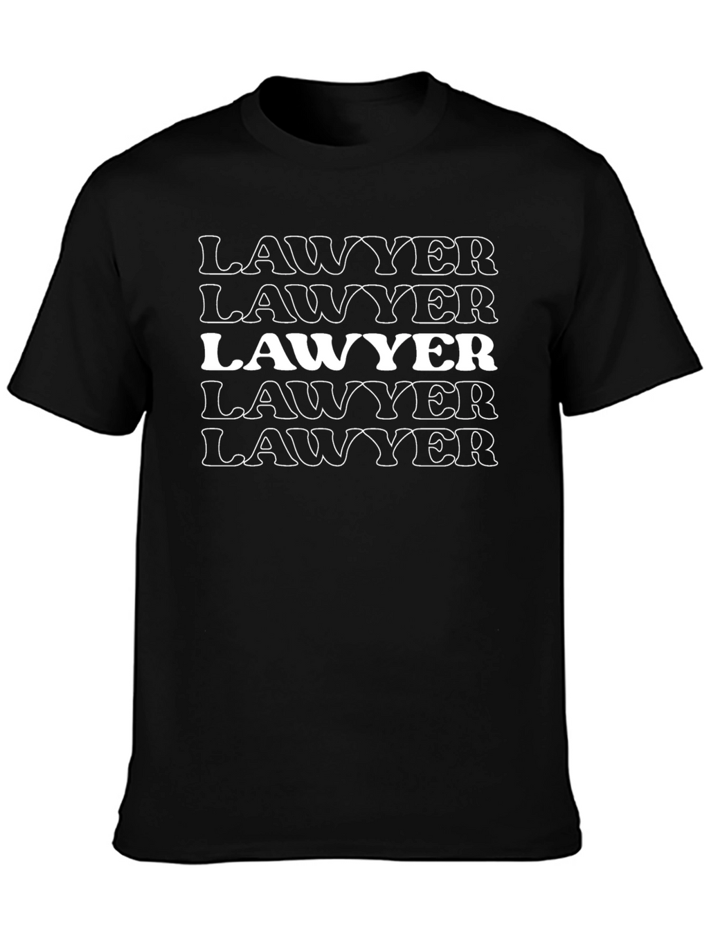 Lawyer Graphic Tee - Retro Style Attorney T-Shirt