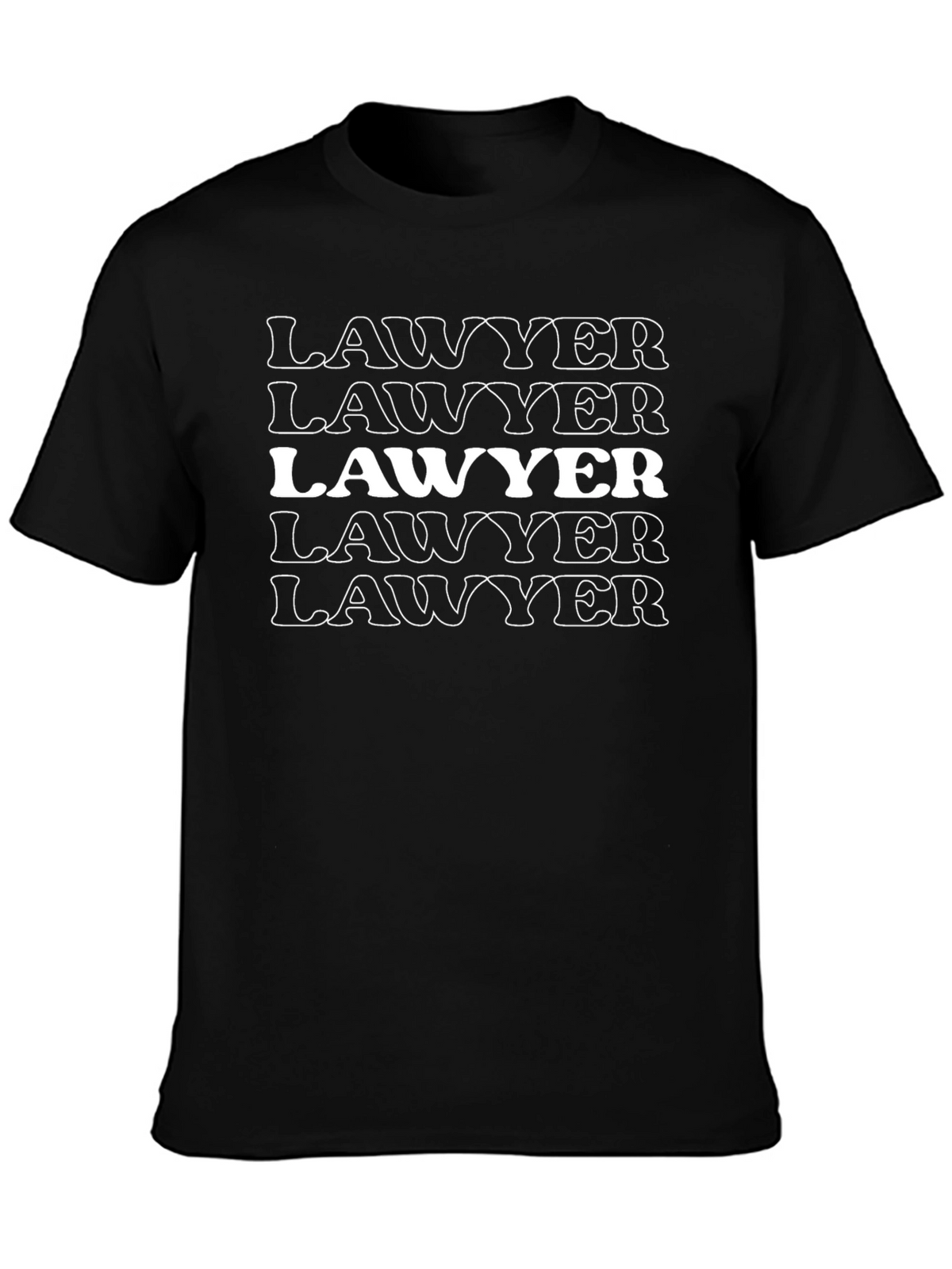 Lawyer Graphic Tee - Retro Style Attorney T-Shirt