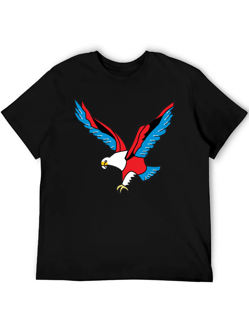 Bold Eagle Graphic Black T-Shirt