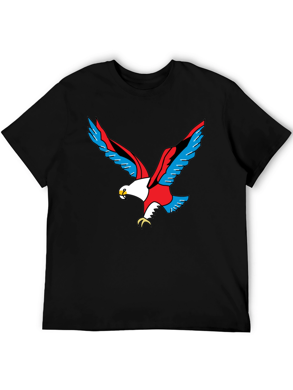 Bold Eagle Graphic Black T-Shirt