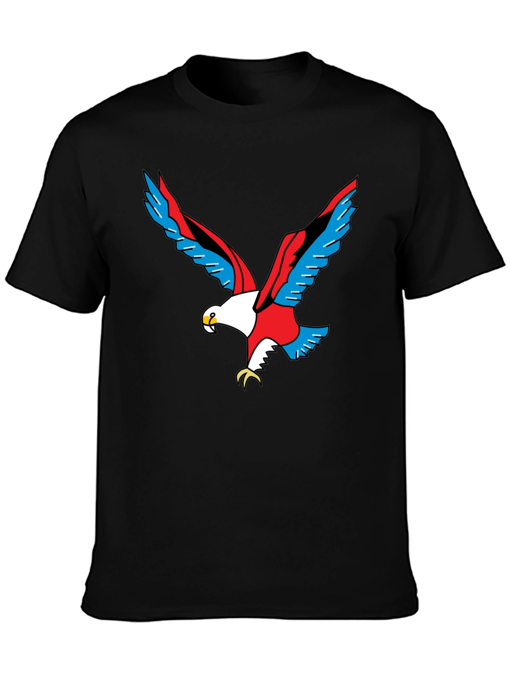 Bold Eagle Graphic Black T-Shirt