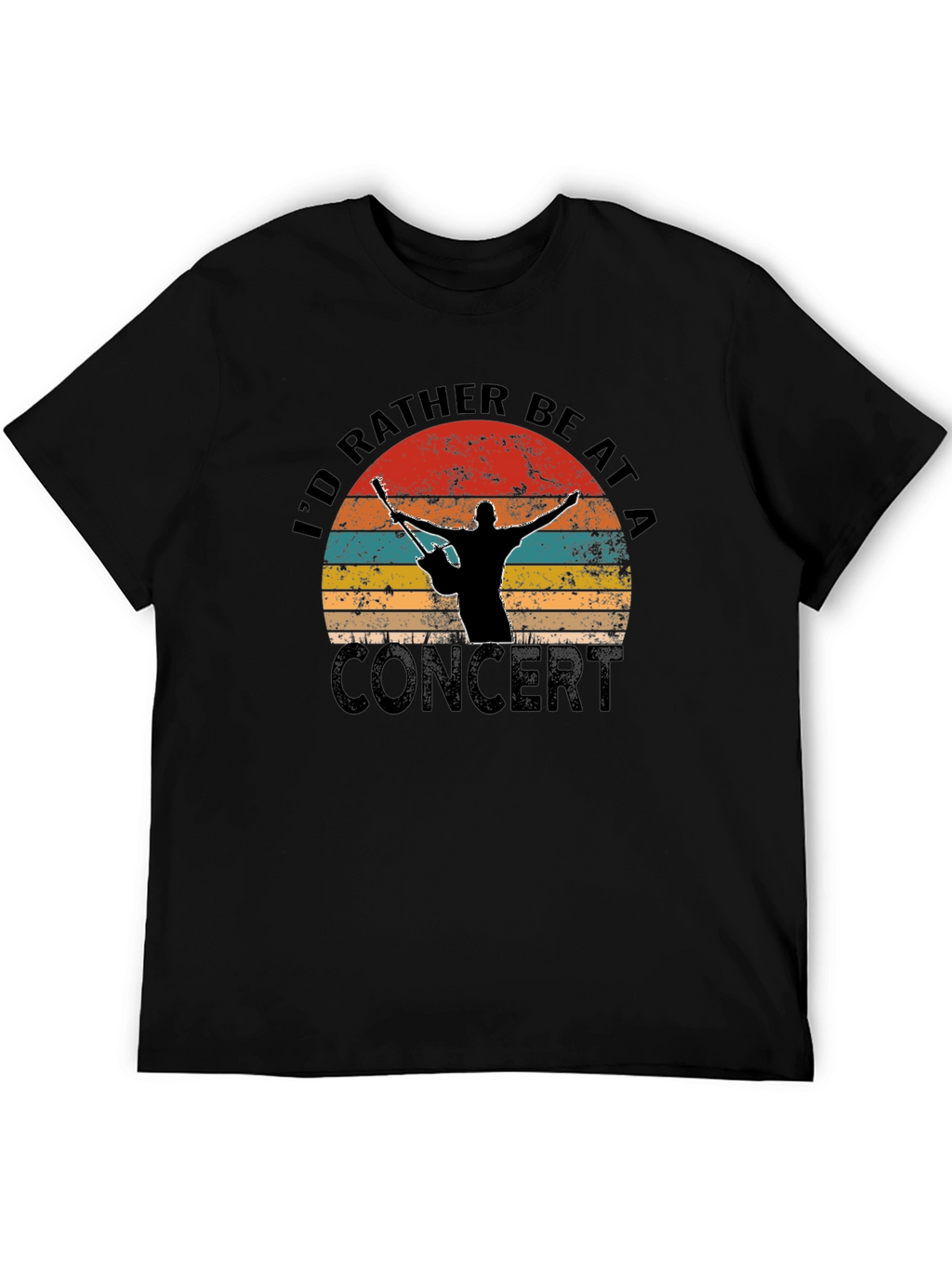Id Rather Be At A Concert Graphic T-Shirt