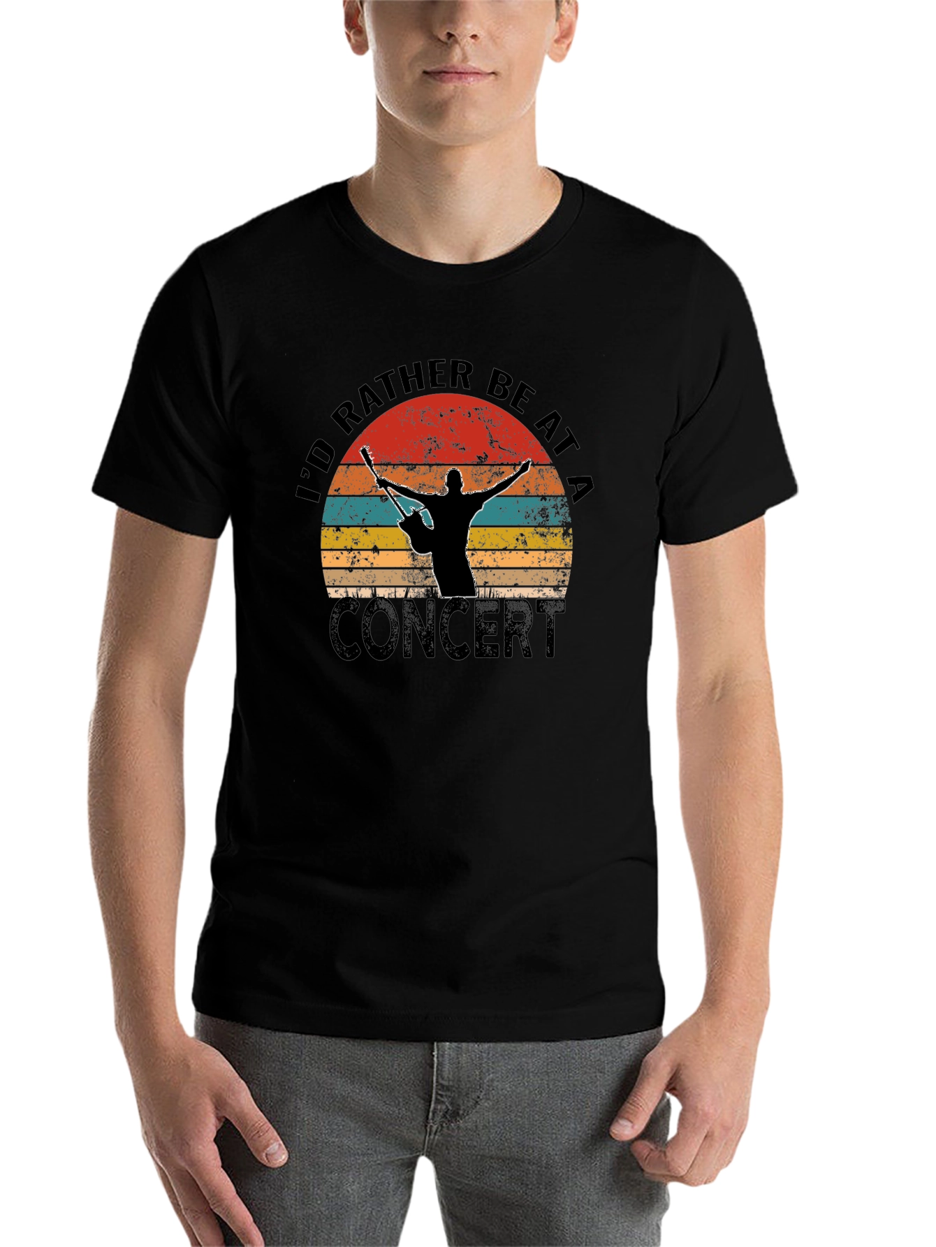 Id Rather Be At A Concert Graphic T-Shirt