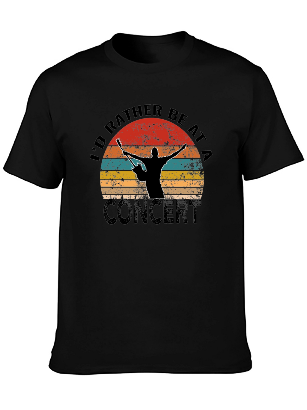 Id Rather Be At A Concert Graphic T-Shirt
