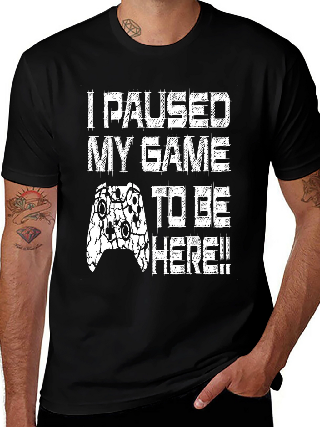 Gamer T-Shirt - I Paused My Game