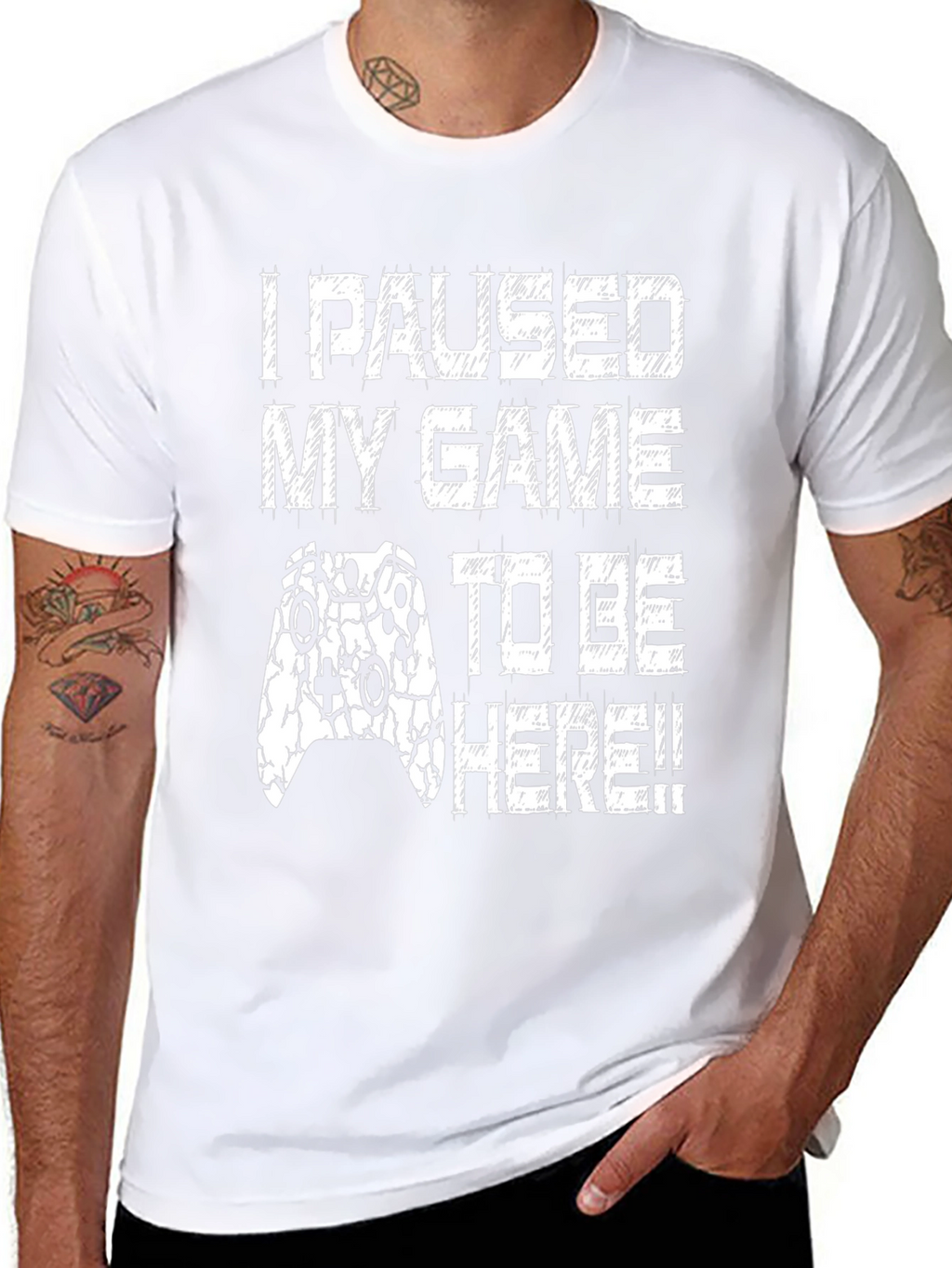 Gamer T-Shirt - I Paused My Game