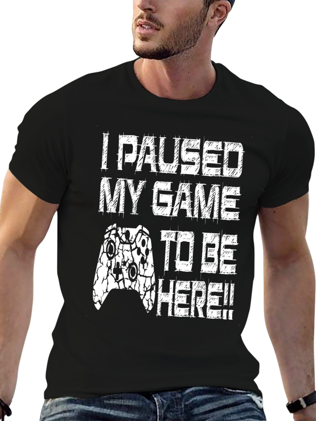 Gamer T-Shirt - I Paused My Game