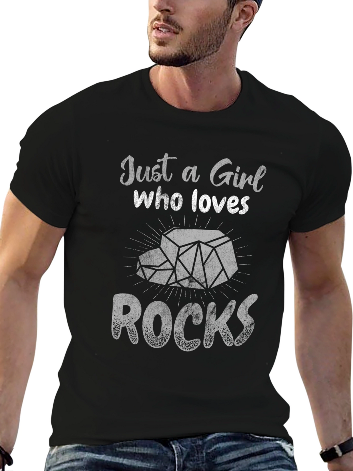 Just A Girl Who Loves Rocks T-Shirt