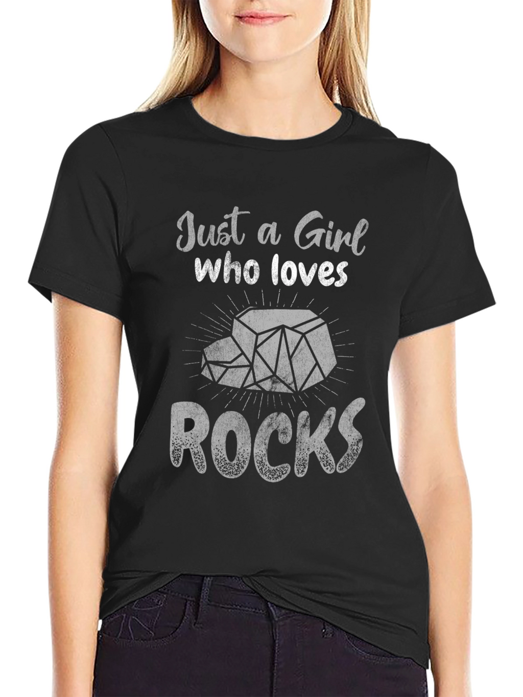 Just A Girl Who Loves Rocks T-Shirt