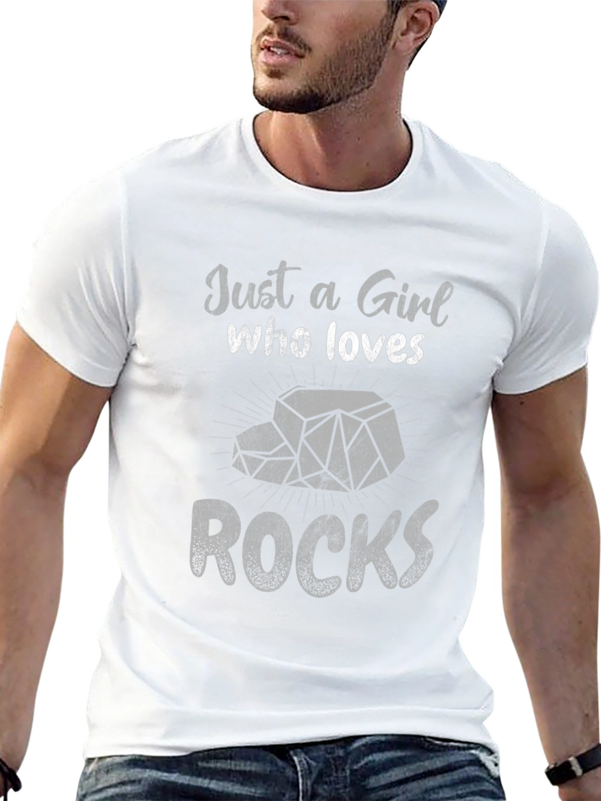 Just A Girl Who Loves Rocks T-Shirt