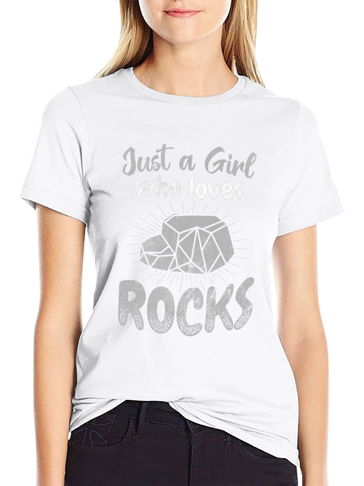 Just A Girl Who Loves Rocks T-Shirt