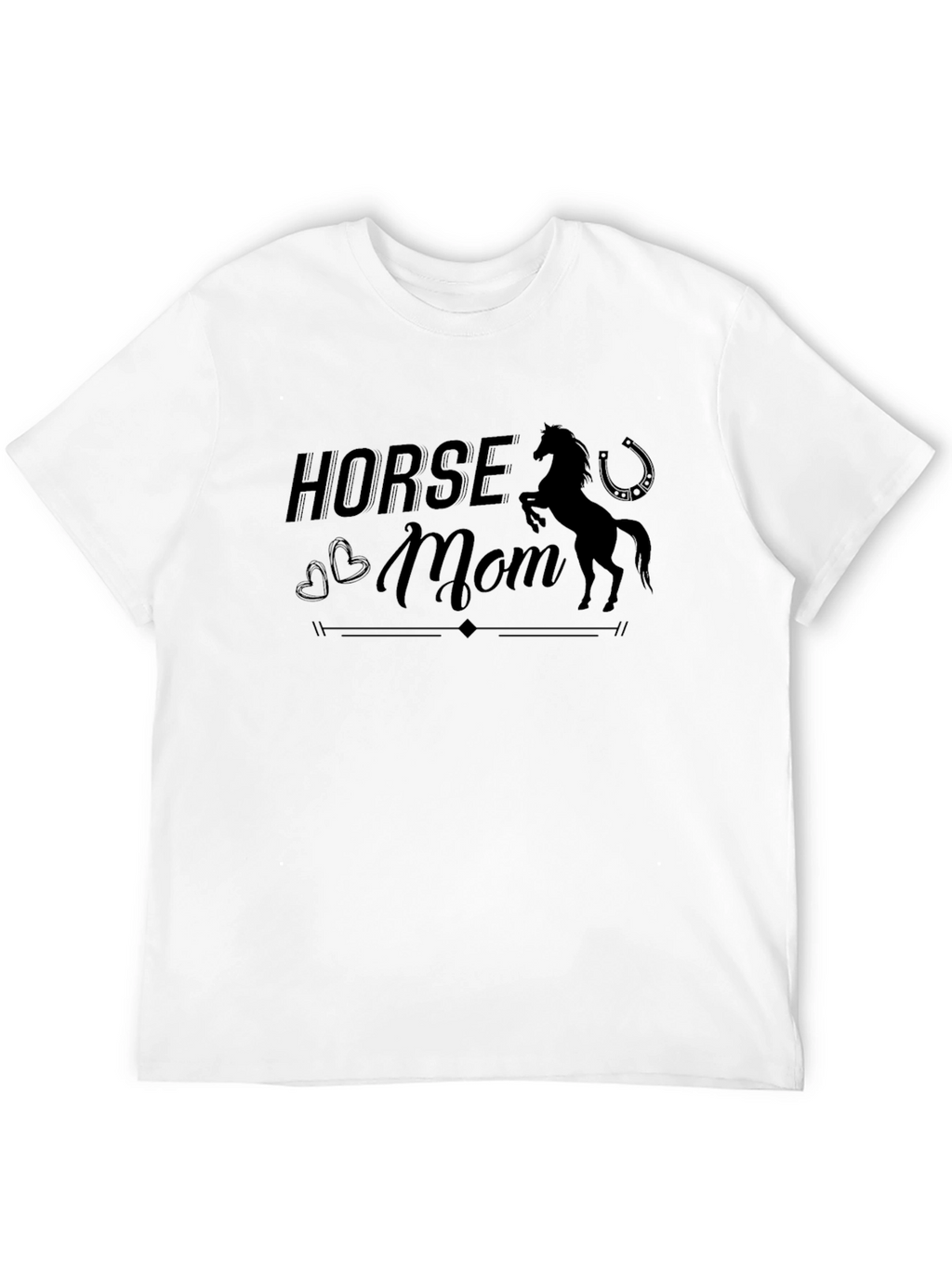 Horse Mom Graphic Tee - Equestrian Lovers Shirt
