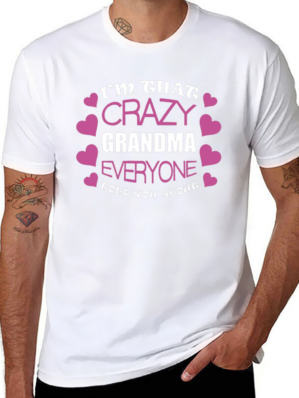 Crazy Grandma Graphic T-Shirt