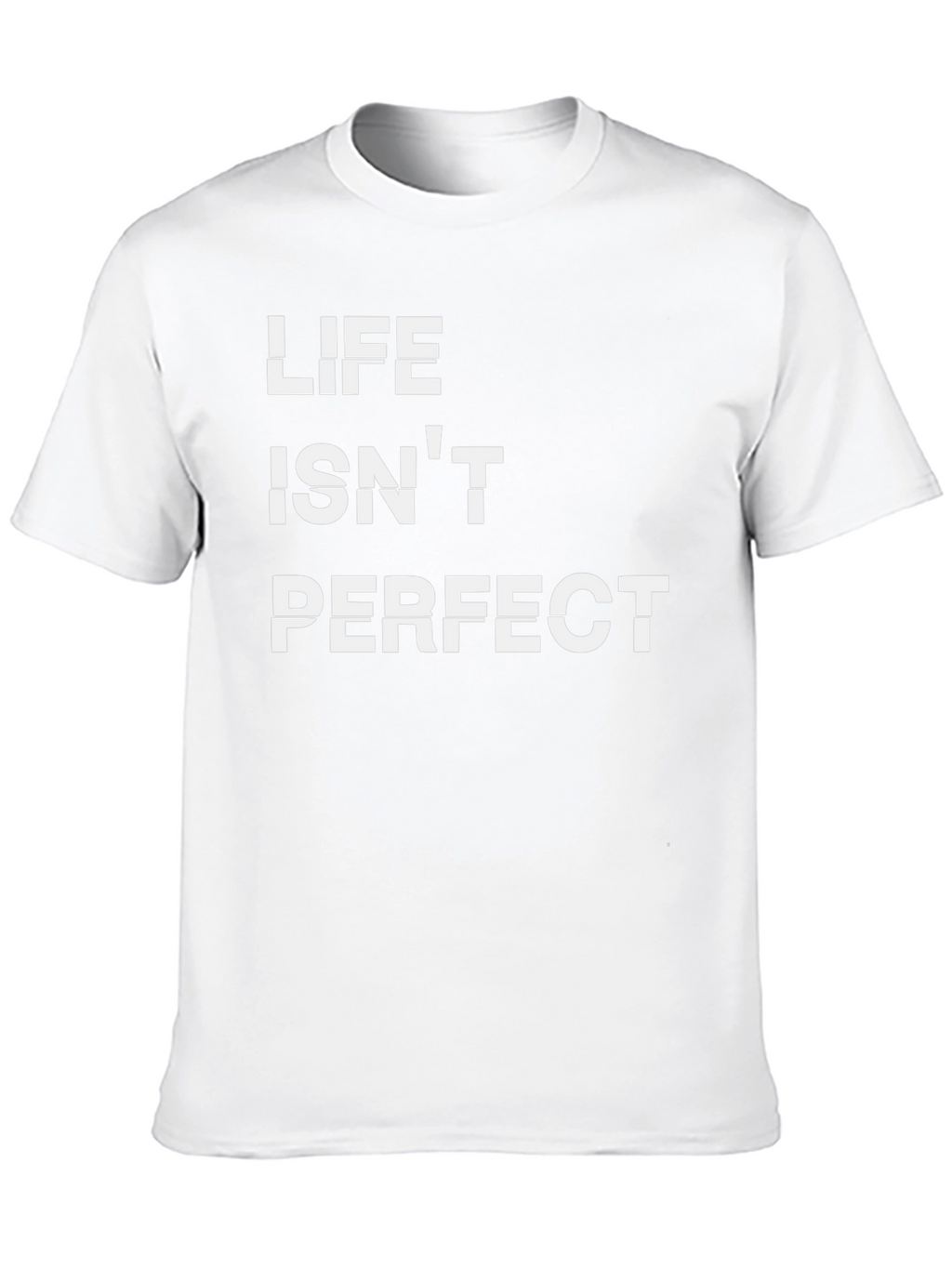 Life Isnt Perfect Graphic Tee - Black