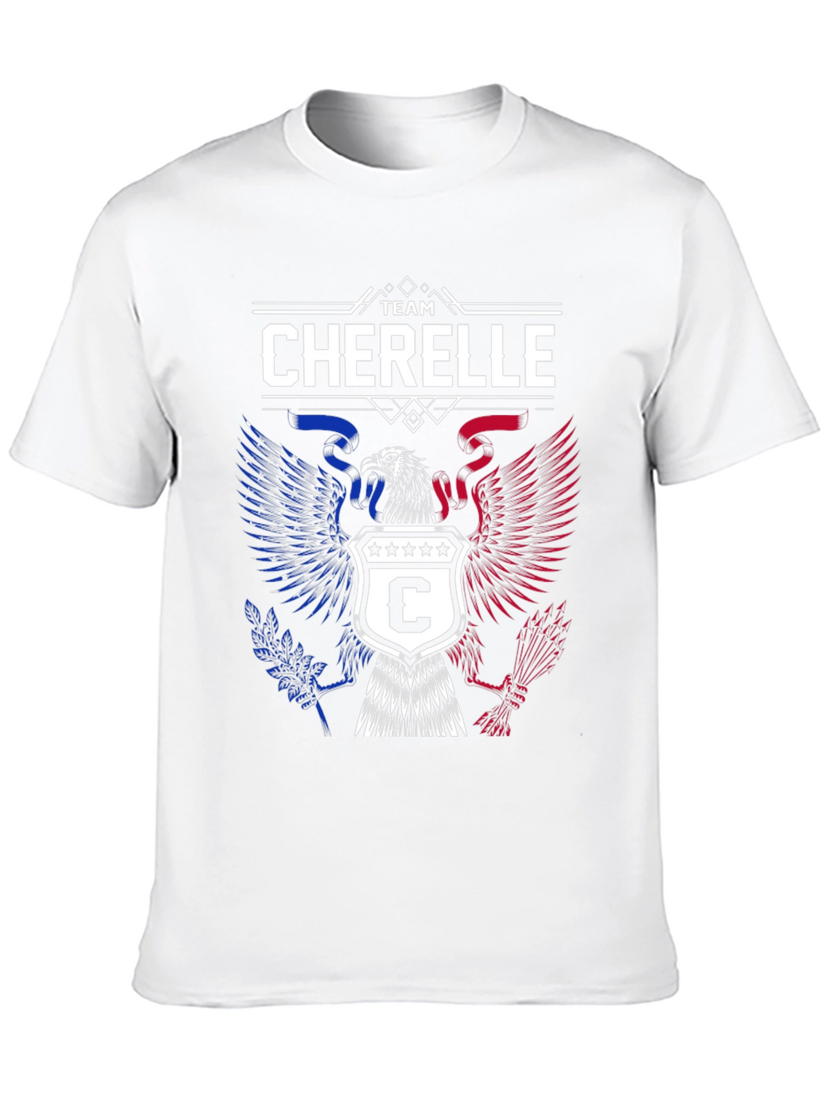 Team Cherelle Graphic T-Shirt - Patriotic Eagle Design