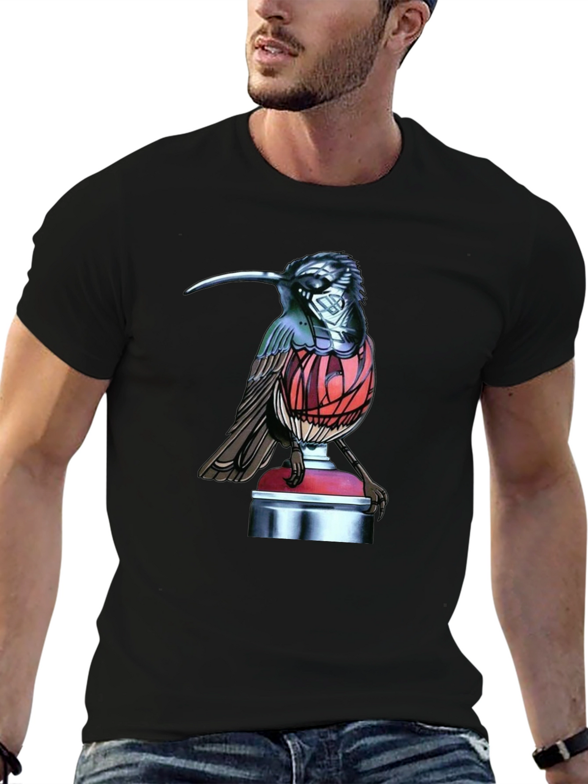 Hummingbird Spray Can Art T-Shirt