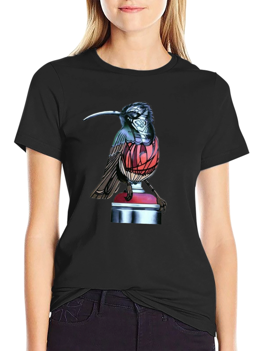 Hummingbird Spray Can Art T-Shirt