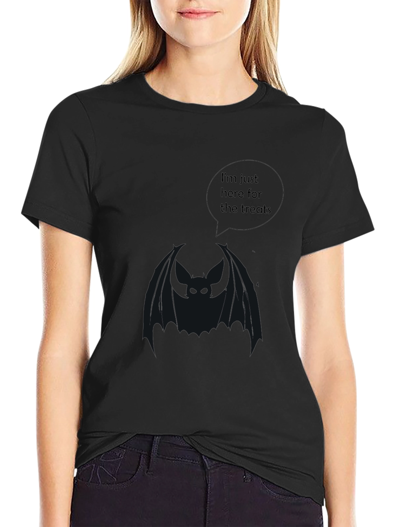 Treat Seeker Black Tee