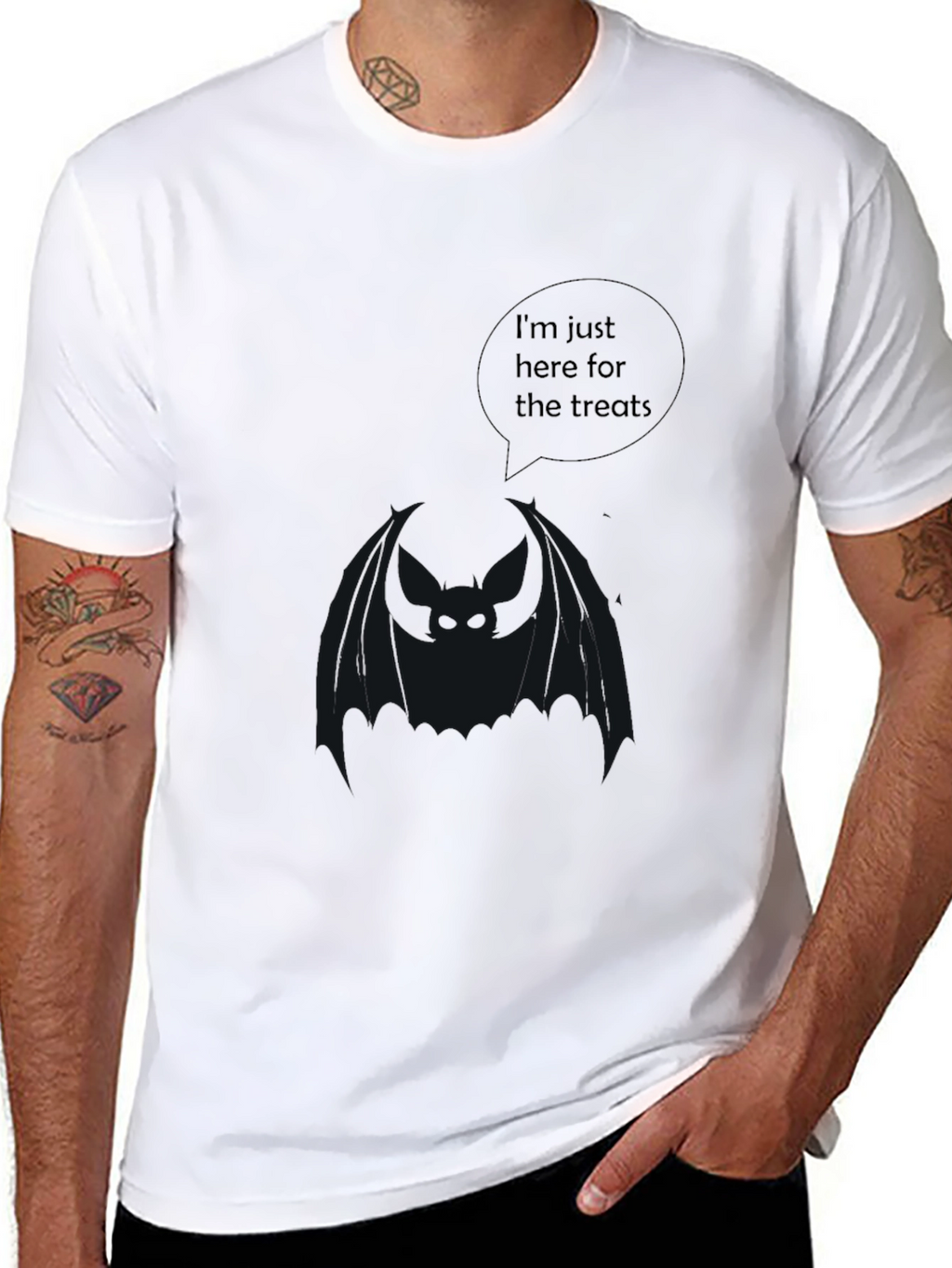 Treat Seeker Black Tee