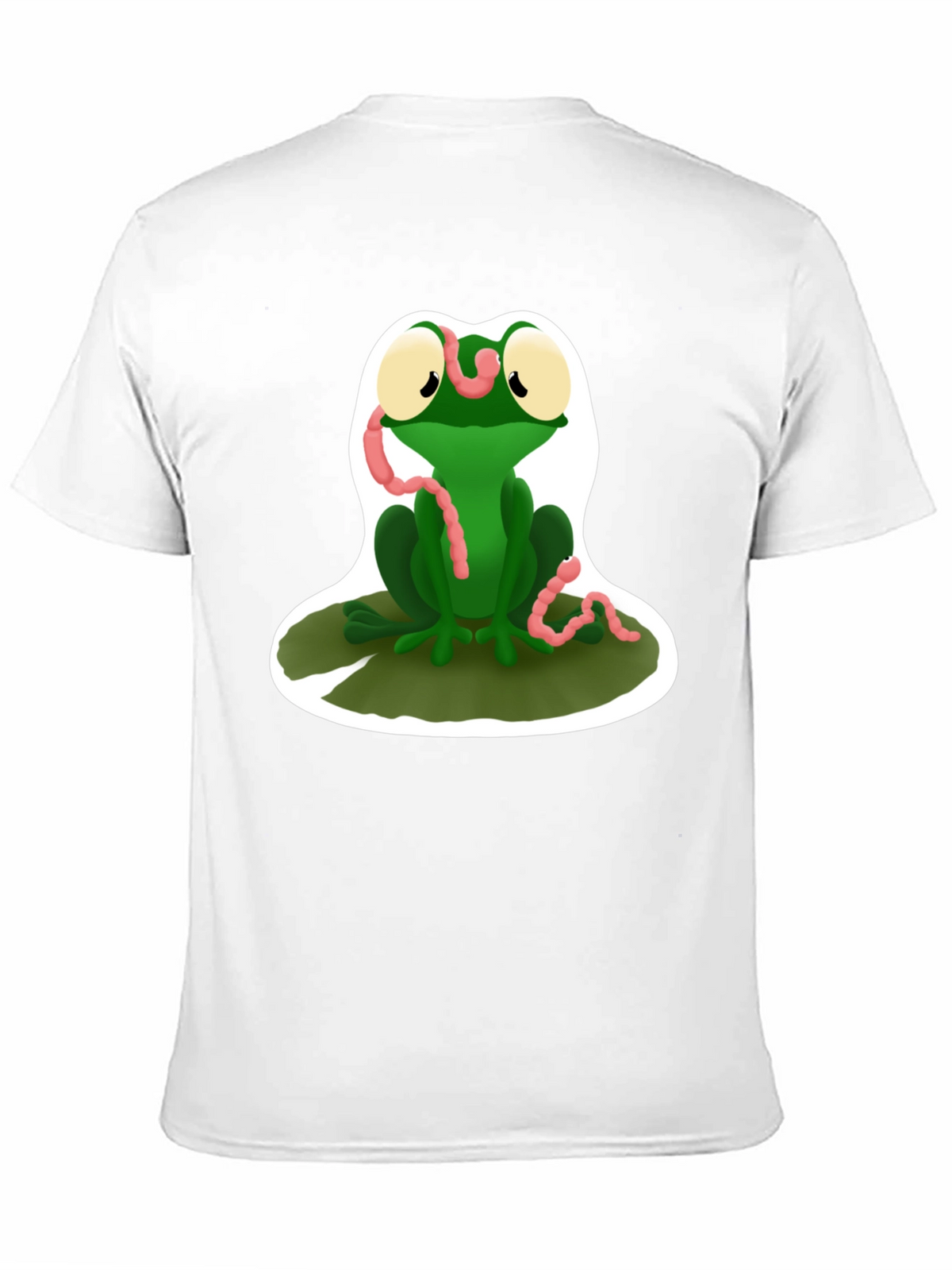 Frog and Worm Graphic T-Shirt