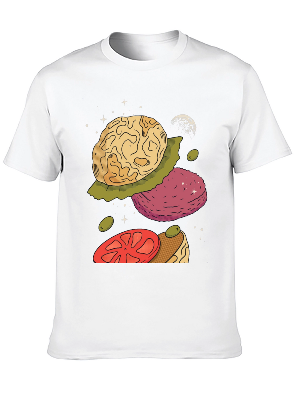 Cosmic Burger Black Graphic Tee