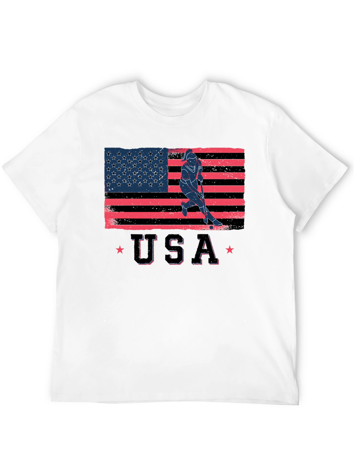 USA Hockey Flag Graphic Tee