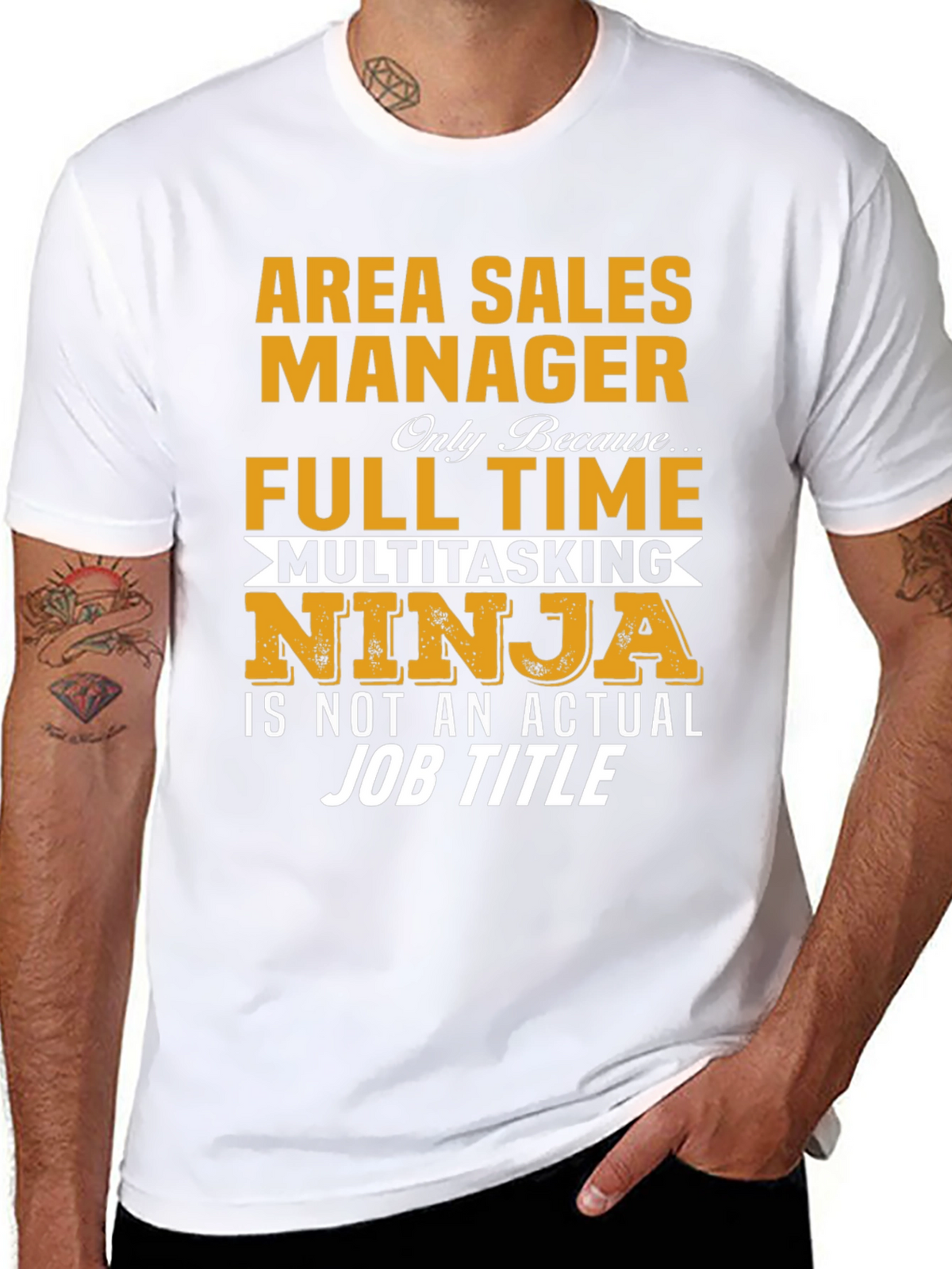Area Sales Manager Full Time Ninja T-Shirt