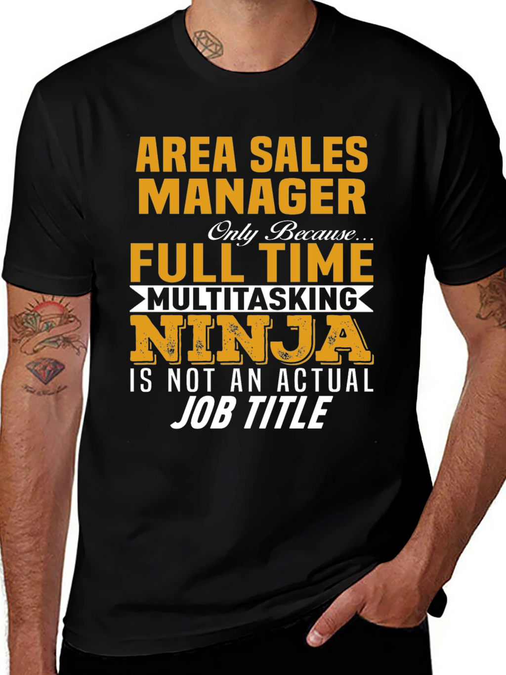 Area Sales Manager Full Time Ninja T-Shirt