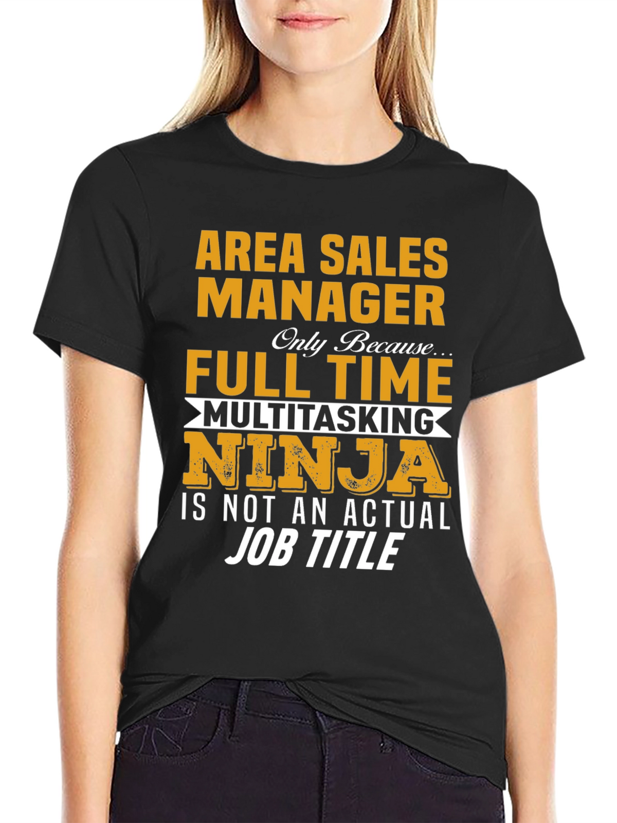 Area Sales Manager Full Time Ninja T-Shirt