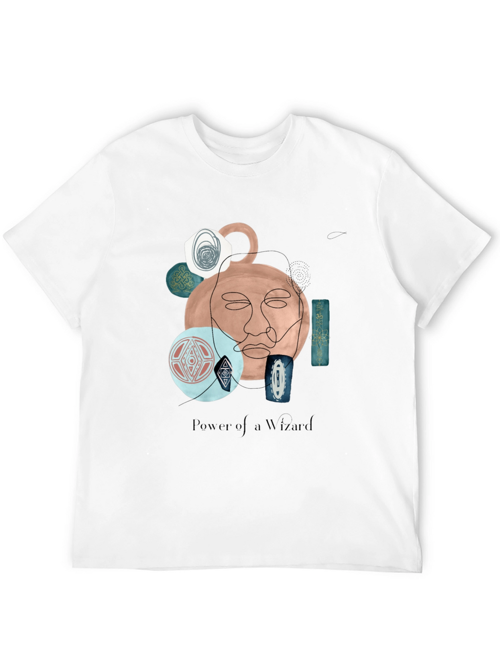 Wizard Art Graphic T-Shirt - Unique Abstract Design