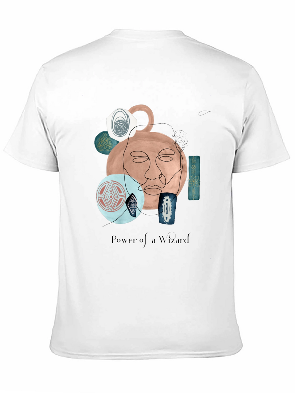 Wizard Art Graphic T-Shirt - Unique Abstract Design