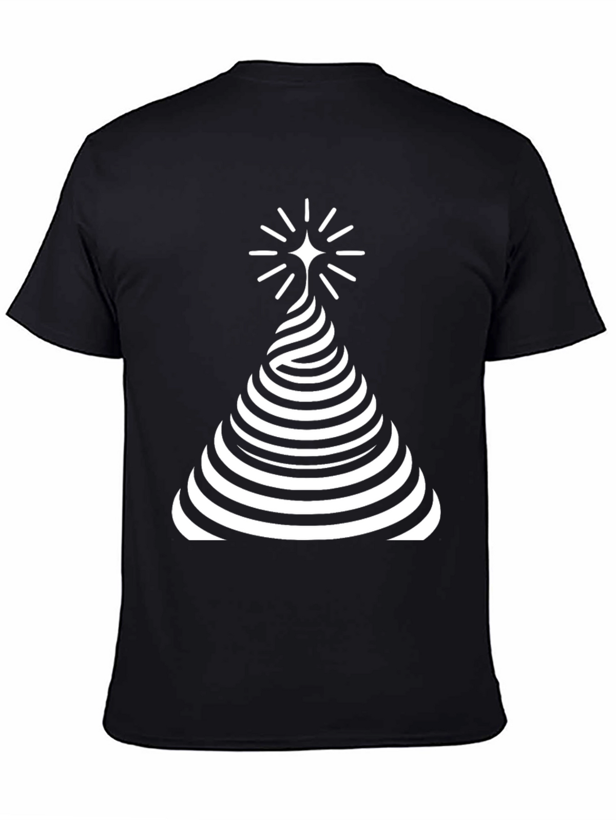 Striped Christmas Tree T-Shirt
