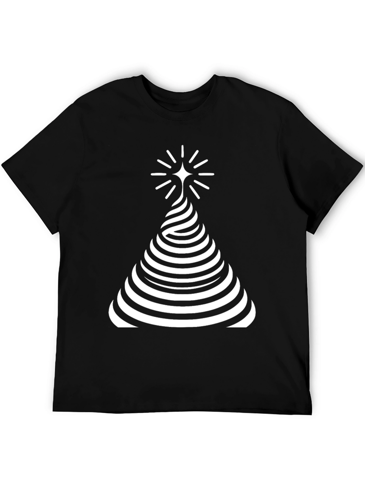 Striped Christmas Tree T-Shirt